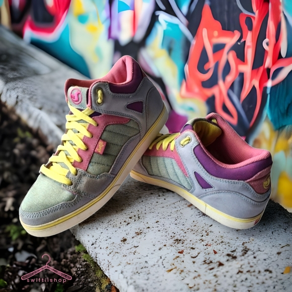 DVS Shoes - DVS Size US10 HAYES MID SP Womens Colourful Streetwear Fashion Sneakers